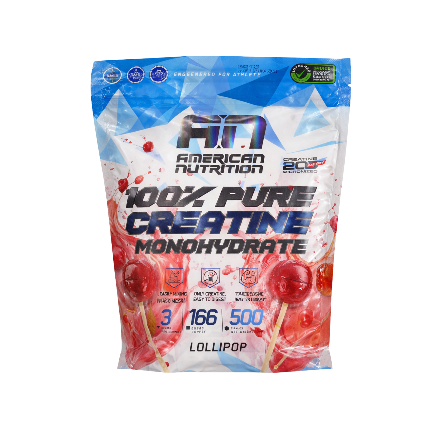 100 % PURE CRÉATINE MONOHYDRATE - AMERICAN NUTRITION