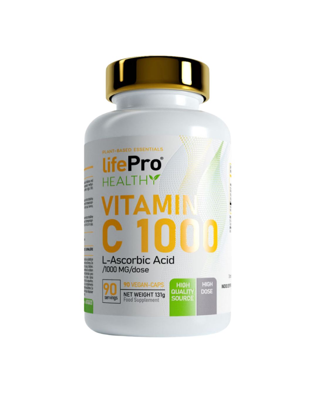 LIFE PRO VITAMINE C 1000 MG — 90 CAPSULES