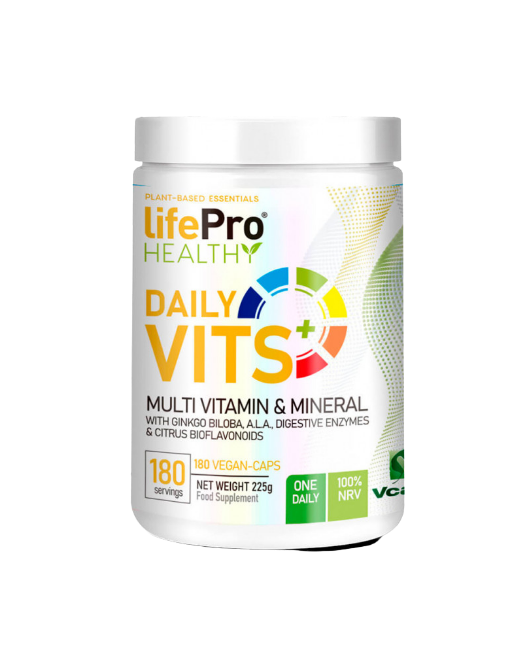 LIFE PRO DAILY VITS — 180 VEGANCAPS