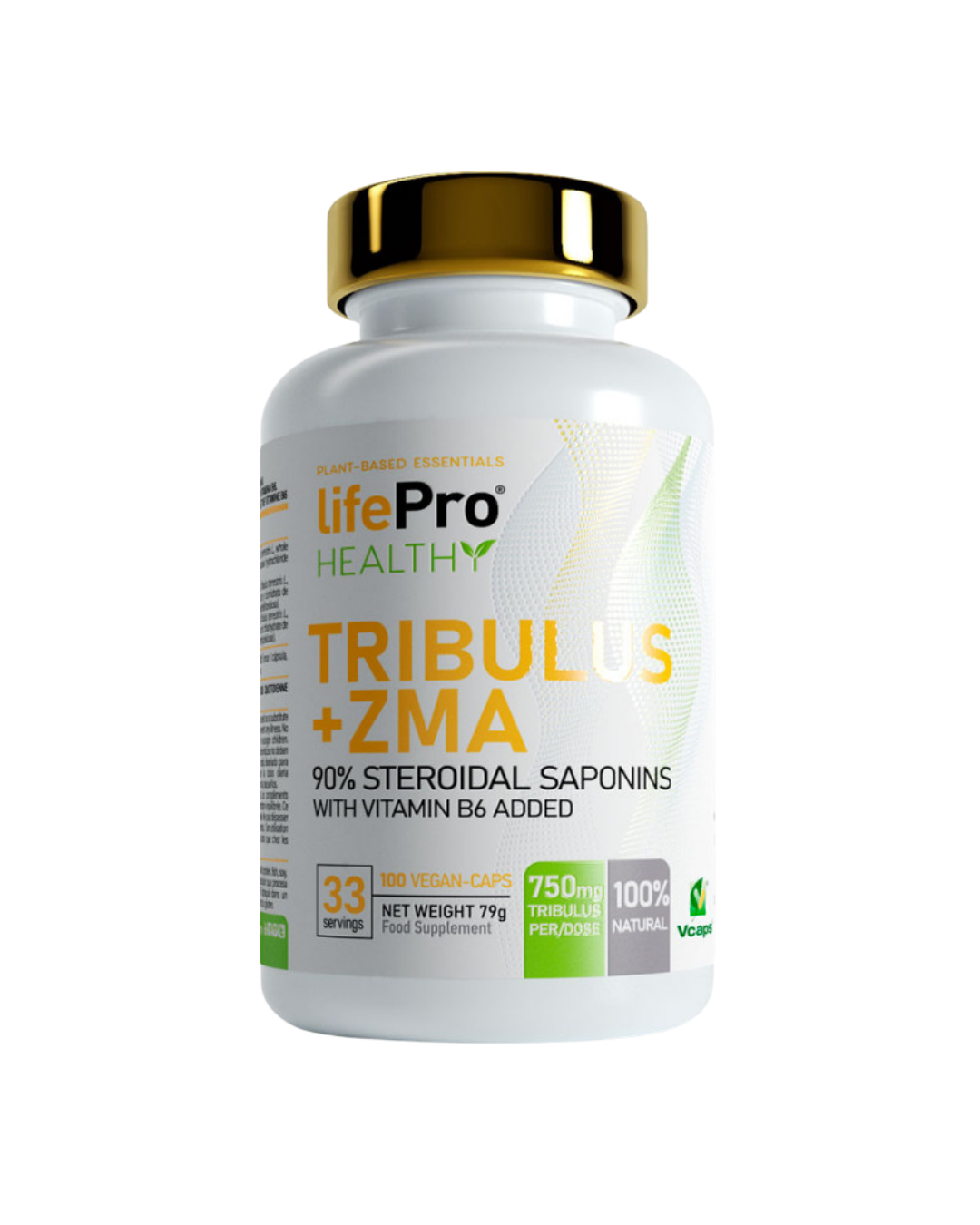 LIFE PRO TRIBULUS + ZMA — 100 CAPS