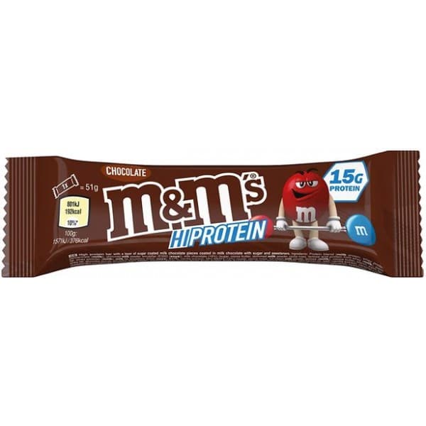 BARRES PROTÉINÉES - M&M'S - 51G unité