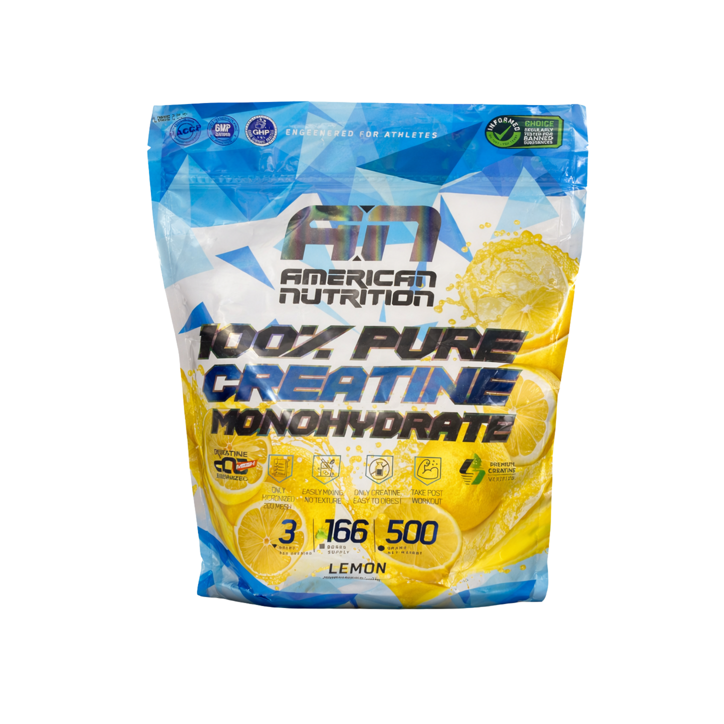 100 % PURE CRÉATINE MONOHYDRATE - AMERICAN NUTRITION